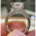 thumbnail image 3 of HOOUN Women 925 Silver Crystal Jewelry Wedding Fashion Cubic Zirconia Rings Size 6-10-#6-8, 3 of 4