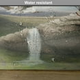 thumbnail image 6 of Ambesonne Fantasy Place Mats Set of 4, Dreamland Stone Bridge, Standard Size, Beige Green White, 6 of 6