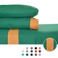 thumbnail image 1 of Juego de Sábanas Queen Size 2800 Hilos Extra Suave Premium Cenefa Europea Soft Nature, 1 of 5
