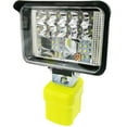 thumbnail image 4 of AMERTEER 18 Led 54W 3Inch Wireless LED Work Light Job Site Flashlight with 130° Pivoting Head Portable Rechargeable Torch Car Light Compatible with Ryobi 18V Lithium Ion Battery, 4 of 8
