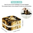 thumbnail image 5 of Aries Travel Portable Square Jewelry Box Earring Necklace Bracelet Holder Organizer Display Case Stand Decorative Box Storage Box, 5 of 6