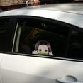 thumbnail image 2 of Nezuko Kamado Peeker Car Stickers Anime Vinyl Waterproof Sticker Windows Peeking Decal Decorative Waifu Decals, 2 of 4
