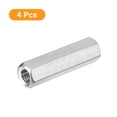 thumbnail image 3 of M8 x 1.25-Pitch 50mm Length Coupling Nuts, 4pcs 304 Stainless Steel Nuts, 3 of 5