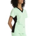 thumbnail image 4 of Scrubstar Women's Flexible Stretch Knit Side Panel V-Neck Scrub Top WD803, 4 of 8