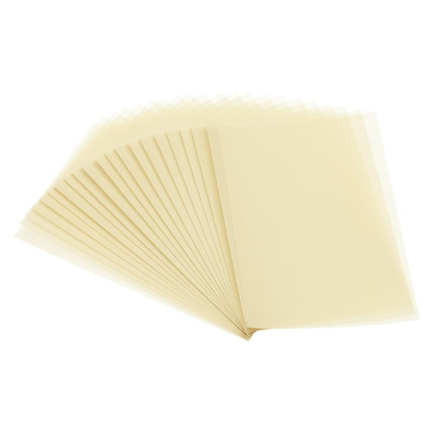 30 Hojas de Papel Vellum 4x6, Papel Vellum Imprimible Translúcido 100GSM para Impresión de Invitaciones, Dorado Claro