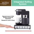 thumbnail image 7 of Nifty Solutions Rolling Coffee Pod Drawer – Compatible with K-Cups, 42 Pod Capacity, Black, 7 of 7
