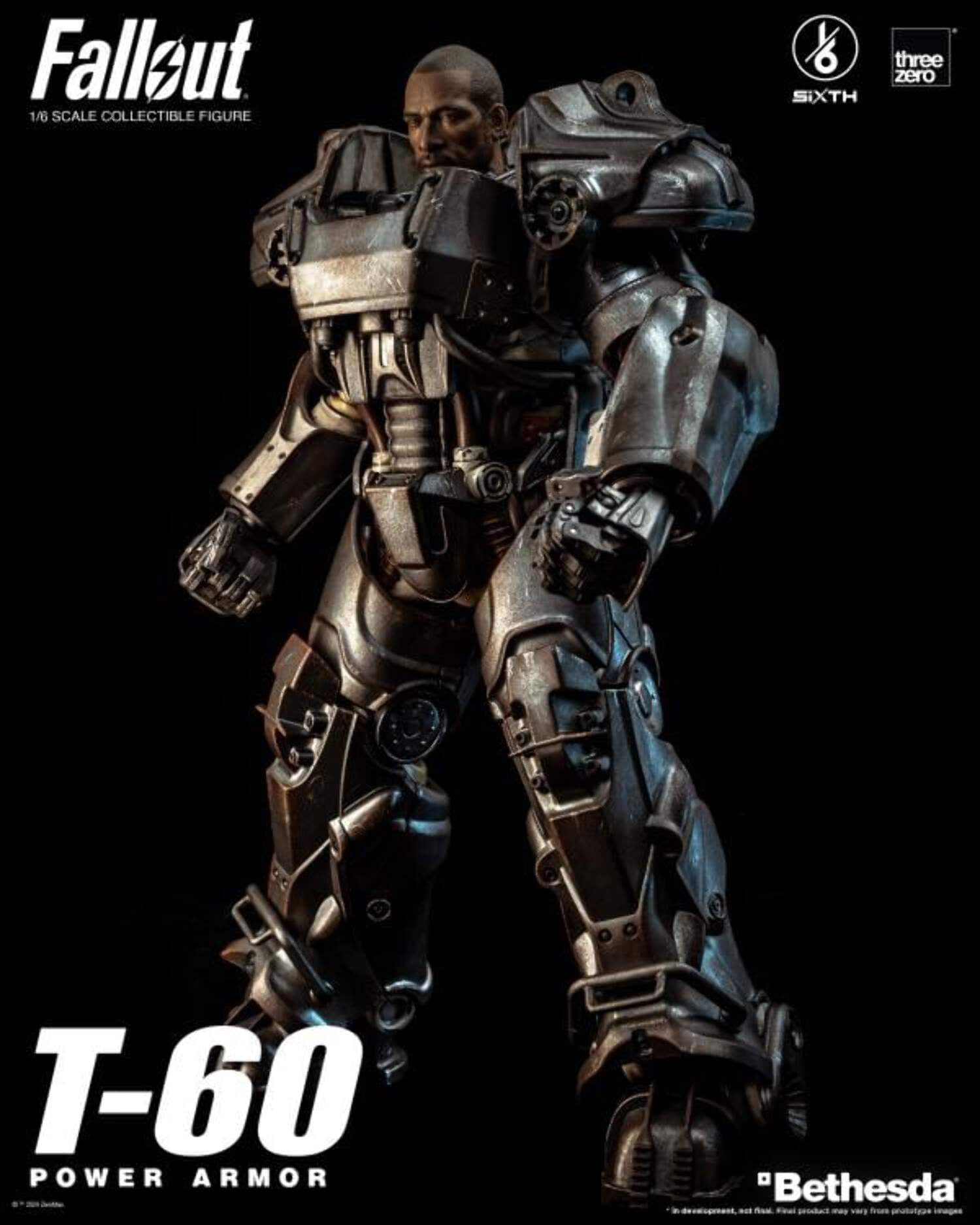 【新品】Threezero Fallout T-60 POWER ARMOR Fallout T-60 Power Armor 1/6 Scale Action Figure Threezero