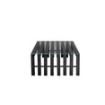 thumbnail image 6 of Pangea Home Vlad Rectangle Modern Metal Coffee Table in Black, 6 of 7
