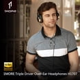 thumbnail image 2 of Auriculares 1MORE Triple Driver Over Ear Auriculares Hi-Res Audio Banda para la cabeza Auriculares para bajo de viaje con micrófono de 3.5mm 1MORE Auriculares, 2 of 6