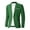 Green, variant on Men's Linen Blend Single Button Notch Lapel Blazer Long Sleeve Lightweight Casual Summer Sport Coat with Pockets Green M