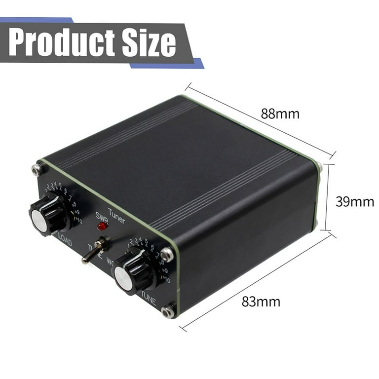 BUYISI Z Match Antenna Tuner QRP Manual Antenna Tuner 88*83*39mm