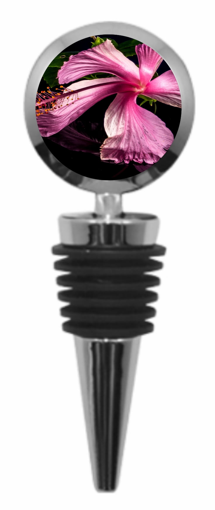 Pink Hibiscus Flower Wine Stoppers Pink Wine Stoppers Flower