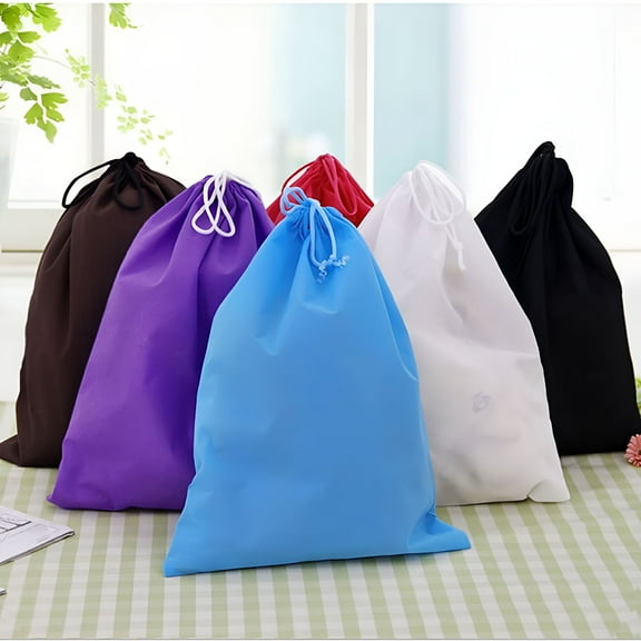 GASTROPOD Portable Shoe Bag Travel Organizer Drawstring Dust Bag Non-woven Fabric
