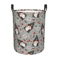 thumbnail image 2 of Uemuo Halloween Gnome Pattern Circular Laundry Hamper Basket with handles,Collapsible laundry basket,Large capacity laundry hamper,Laundry Organizer-Small, 2 of 8