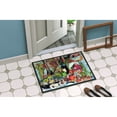 thumbnail image 2 of Carolines Treasures 8915MAT Wine Crab Shrimp and Oysters Door Mat Indoor Rug or Outdoor Welcome Mat 18x27 Doormat 18H X, 2 of 2