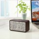 thumbnail image 4 of Gwong Electrónica Q2 Portable Bluetooth Compatible con Bluetooth 4.2 Altavoz de madera inalámbrico Bajo Subwoofer Music Player, 4 of 7