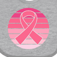 thumbnail image 4 of Inktastic Breast Cancer Pink Ribbon Retro Girls Baby Bib, 4 of 4