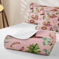 thumbnail image 4 of Erosebridal Western Cowgirl Twin Quilt Set for Girls, Vintage Lodge Cabin Twin Coverlet Set, 2-Piece 1 Quilt and 1 Pillowcase, 4 of 7