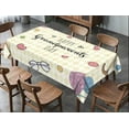 thumbnail image 4 of Happy Grandparents Day Tablecloth Grandparents Party Table Cloth Decoration Kitchen Dining Room Home Decor-60×84inch, 4 of 5