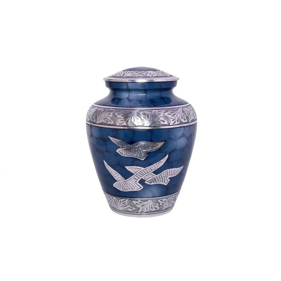 World Bazaar Cremation Urns, Handcrafted Large Burial Urns for Ashes Adult Male - Urns for Human Ashes Adult Female, Funeral Decorative Urns - Up to 200 LBS (Large Urns)