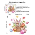 thumbnail image 3 of Yeetfub Peel And Stick Tiles For Kitchen Clearance New Cartoon Rabbit Egg Flower Easter Toilet Sticker Bathroom Balcony Self Adhesive Wall Sticker, 3 of 6