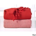 thumbnail image 5 of Affinity Linens HBTH100PCT-RPM Soft 100-percent Cotton Throw with Hand Knotted Fringes -Red Plum, 5 of 5