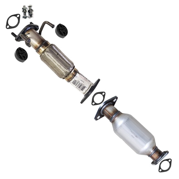 Northeastern Exhaust | EPA-Approved Exhaust Catalytic Front Pipe Kit Fits 2010-2012 Santa Fe & 2011-2013 Sorento 2.4L | Direct-Fit Automotive Replacement Part | Includes Gaskets, Hangers & Bolt Kit