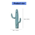 thumbnail image 3 of Cactus Wall Hook Cast Iron Wall Mounted Heavy Duty Metal Hanger for Coat/Key/Bag, 3 of 11