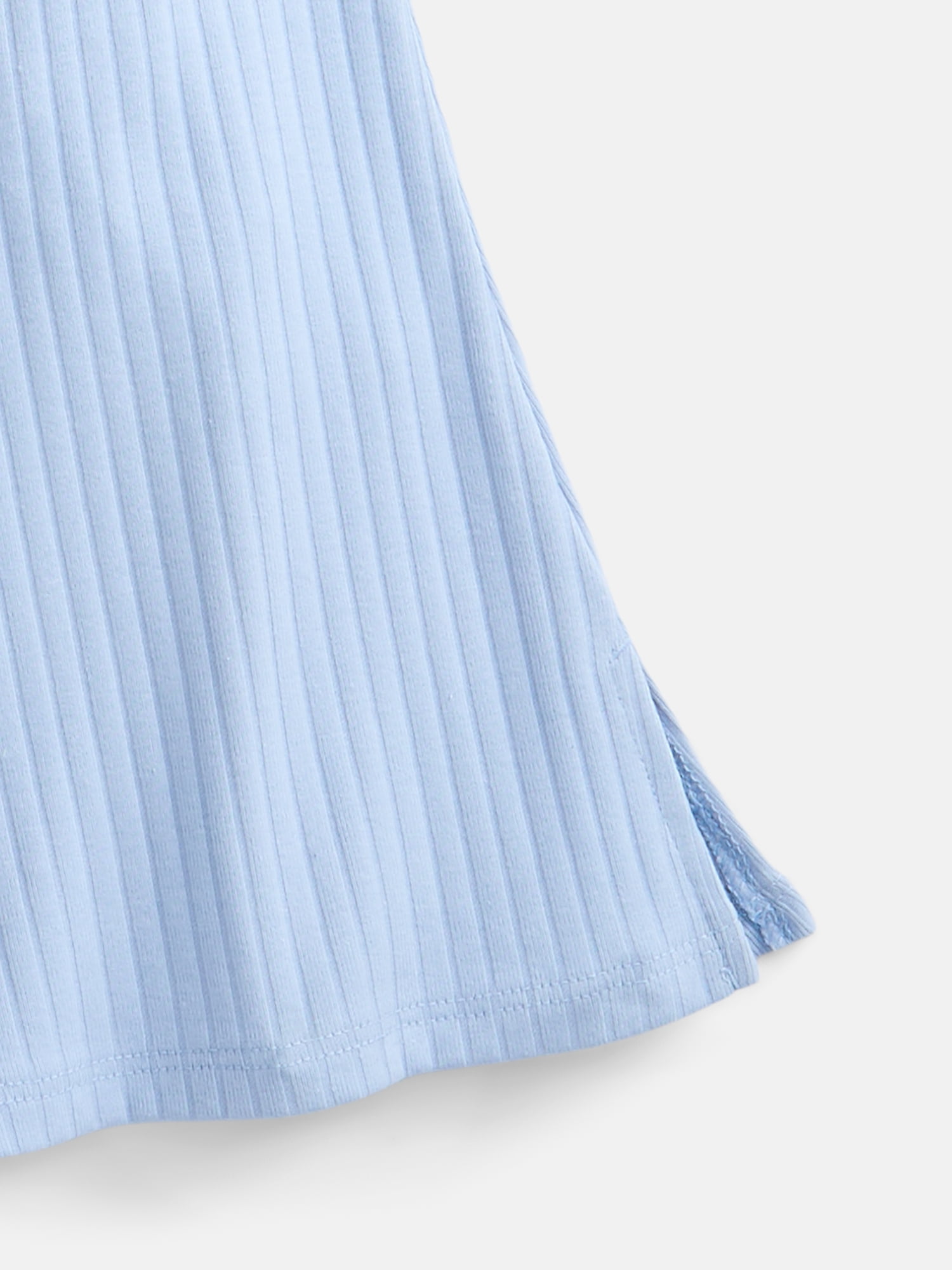 Wonder Nation Girls Ribbed Flare Pants, Sizes 4-18