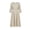 #236-Beige, variant on AUNVITO Women's V-Neck Long Sleeve Maxi Dress Casual Comfortable and Breathable