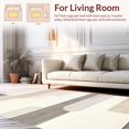 thumbnail image 2 of ODIKA 5'x7' Machine Washable Non-Slip Area Rug, Abstract Horizon Line for Modern Interior High Traffic Rug, Gray, 121978, 2 of 7
