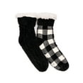 thumbnail image 3 of MUK LUKS Women's Tall Rib Cuff Cabin Socks, 2-Pack, S-XL, 3 of 8