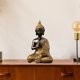 thumbnail image 4 of Estatua De Buda Figuras De Oro Escultura Meditación Decoración El 118x83x195 cm Sunnimix Estatua de Buda tailandés, 4 of 7