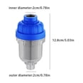 thumbnail image 4 of 40 Micron Whole House Water Pre-Filter with Stainless Steel Screen and Brass Fittings for Home and Patio Faucets, 4 of 7