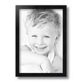 thumbnail image 2 of ArtToFrames 9" x 13" Satin Black Tall Picture Frame, 9x13 inch Black Wood Poster Frame (WOM-1852), 2 of 8