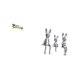 thumbnail image 5 of Juego De Sofá Cama De Madera En Miniatura Y Figura Familiar De Conejo Para Decoración De Casa De Muñecas, Escultura De Animal, Adorno De Centro De Mesa, 5 of 8