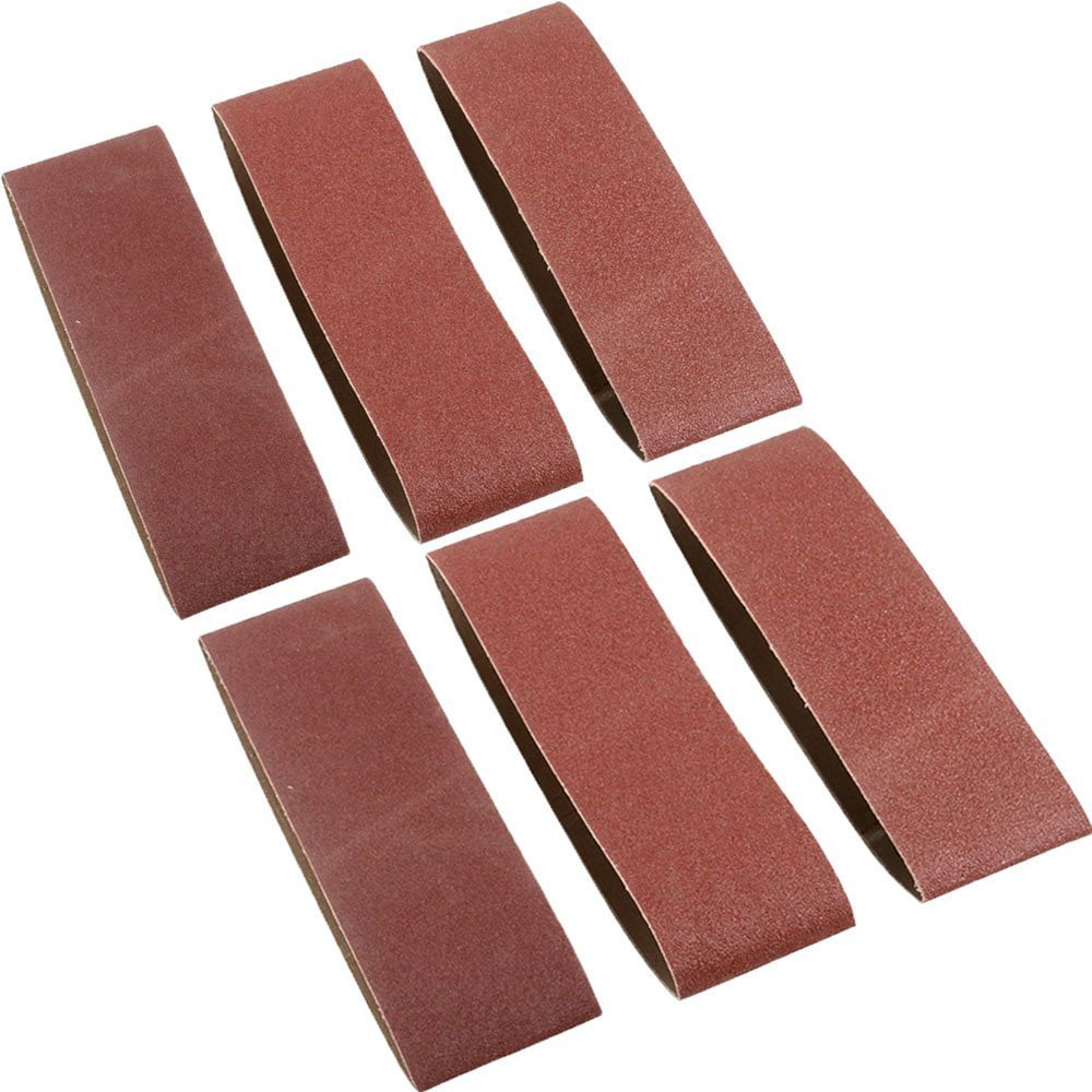 3pcs 3*21 In Belt Sanding Paper 60/80/100 Grit For Wood/Paint/Plastic Polishing 