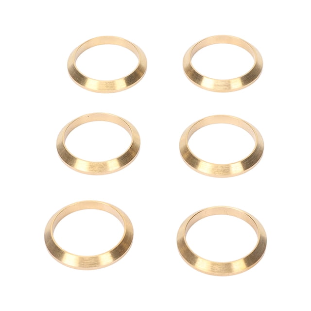 Nixie Tubes Decorative Copper Ring, Compact Clock Decorative Rings Easy To Use Stable 6Pcs DIY For IN 14 Nixie Tubes Clock