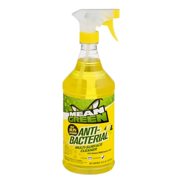 Mean Green AntiBacterial MultiSurface Cleaner, 32.0 FL OZ Walmart