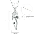 thumbnail image 2 of Personalize Excavator Urn Pendants with Chain Cremation Jewelry for Ashes Urn Necklace for Ashes of Loved One Memorial Jewelry, 2 of 5