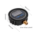 thumbnail image 4 of XISAOK Digital Tyre Pressure Meter Tester Manometer PSI Meter 1/8NPT Compact, 4 of 11