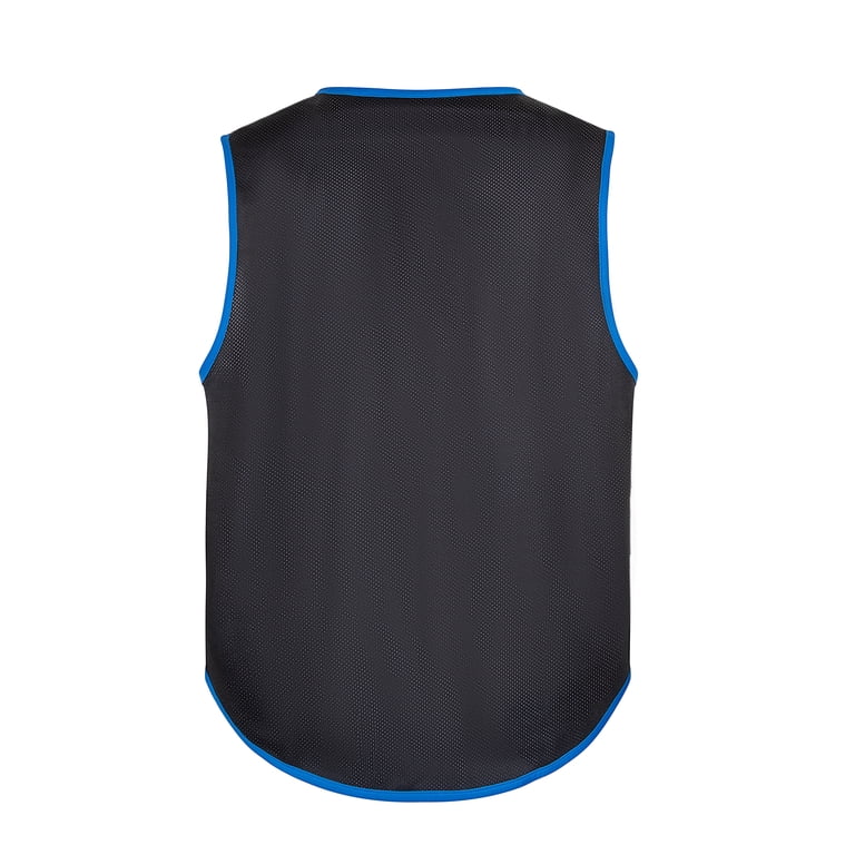 TOPTIE Supermarket Employee Volunteers Vest Unisex Zipper Mesh