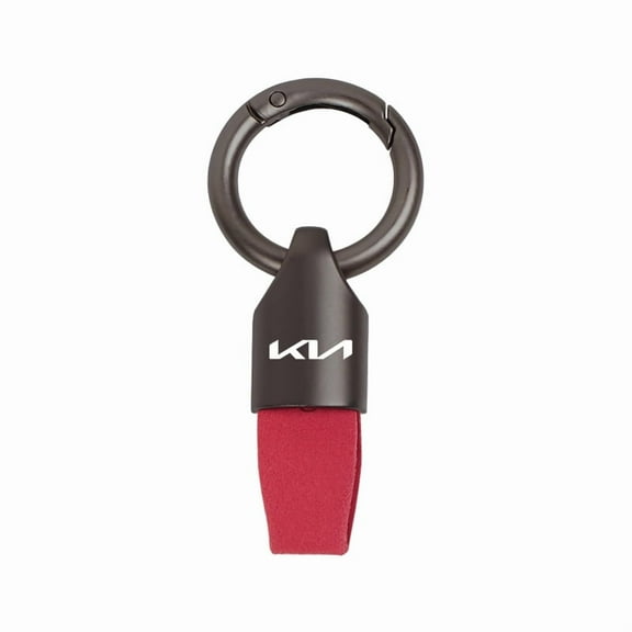 Suede Car Key Chain KeyRing Metal Keychain Accessories For KIA EV6 Sorento Niro Stinger Ceed Carnival K5 K9 Soul Carens VQ Caden