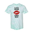 thumbnail image 1 of Little Lipstick Always Helps Tie Dye Cyclone Men -SPIdeals Designs, Male Small, 1 of 2