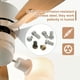 thumbnail image 5 of Uxcell 20Pcs 1/4x10 (1/4-20UNC) Tornillos para Aspas de Ventilador de Techo, Cobre, 5 of 6