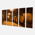 thumbnail image 2 of Barils de Chêne dans le Tunnel - Impression sur Toile Paysager, 2 of 3