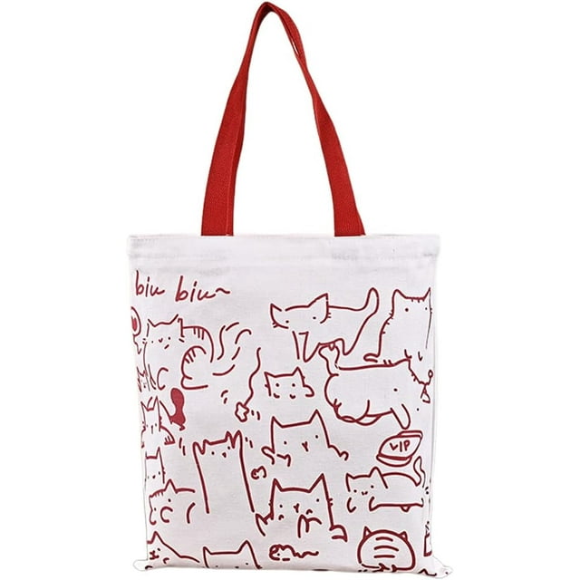 Bolsa de tela, bolsa de tela estampada, bolsa de algodón, bolsa de algodón, bolsa de mano estampada, bolsa de tela de lona, bolsa de compras, 30*35 cm