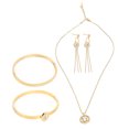 thumbnail image 3 of Collar Pendientes Pulsera,Conjunto de joyería para mujer Conjunto de joyería para mujer Conjunto de joyería para mujer Conjunto de collar y pendientes Rendimiento comprobado, 3 of 9