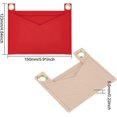 thumbnail image 2 of 3 Colors Felt Handbag Insert Liner Purse Insert Organizer Clutch Crossbody Conversion Kit with Eyelets for Kirigami Clutch Envelope Pochette Insert Shaper Card Holder Storage 4.81x5.91 Inch, 2 of 9