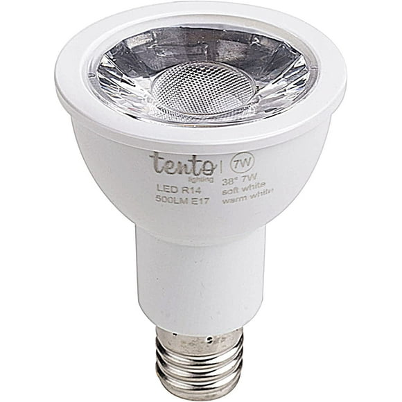 TRAHOO-Tento Lighting LED Reflectors Light Bulbs Intermediate Base E17 R14, 50w Equivalent (Single Bulb) (Daylight White)
